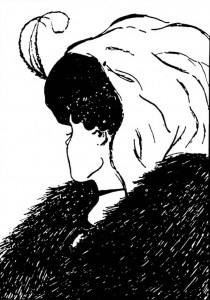 Young lady / old woman perceptual illusion used in Analysis vs. Common Sense